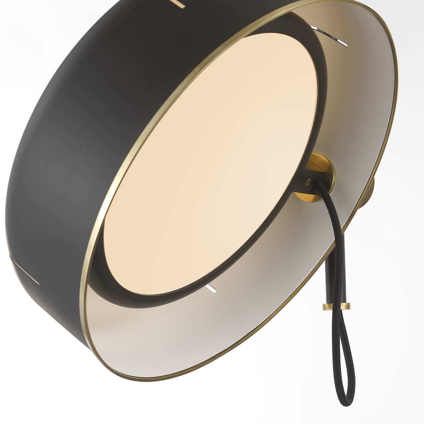 Oso 75" Arc Reading Floor Lamp | Modern Iron and Hand-Rubbed Antique Brass | Modern Iron Shade