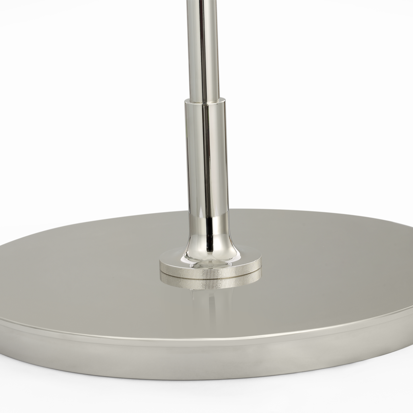 Oso 75" Arc Reading Floor Lamp | Polished Nickel | Matte White Shade