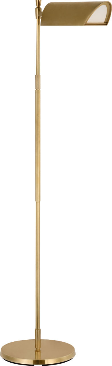 Bravo 48" Adjustable Pharmacy Floor Lamp | Hand-Rubbed Antique Brass