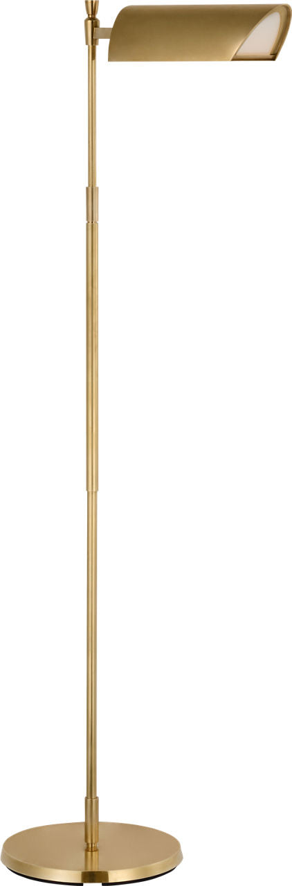 Bravo 48" Adjustable Pharmacy Floor Lamp | Hand-Rubbed Antique Brass