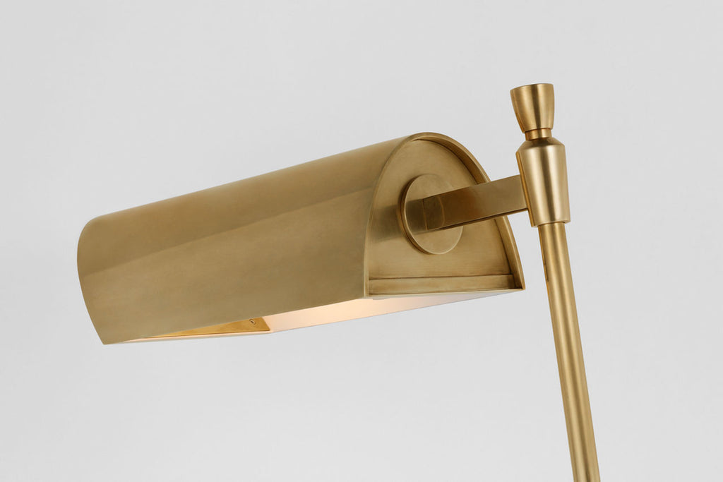 Bravo 48" Adjustable Pharmacy Floor Lamp | Hand-Rubbed Antique Brass