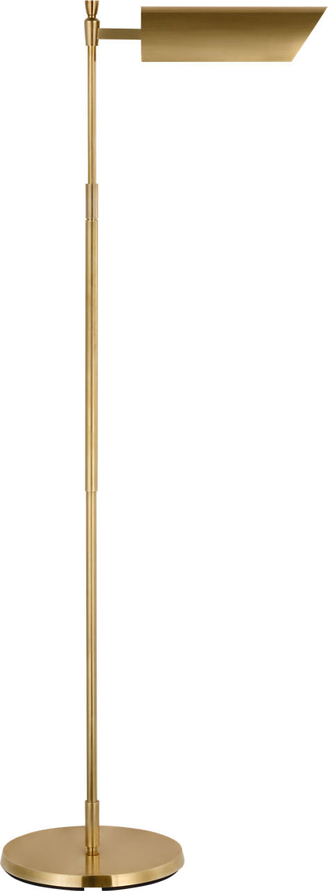 Bravo 48" Adjustable Pharmacy Floor Lamp | Hand-Rubbed Antique Brass