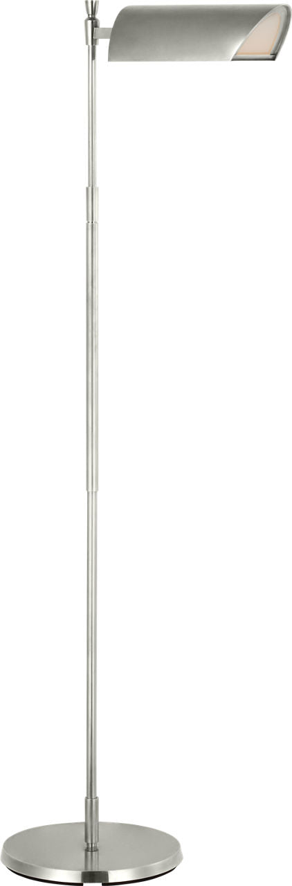 Bravo 48" Adjustable Pharmacy Floor Lamp | Polished Nickel
