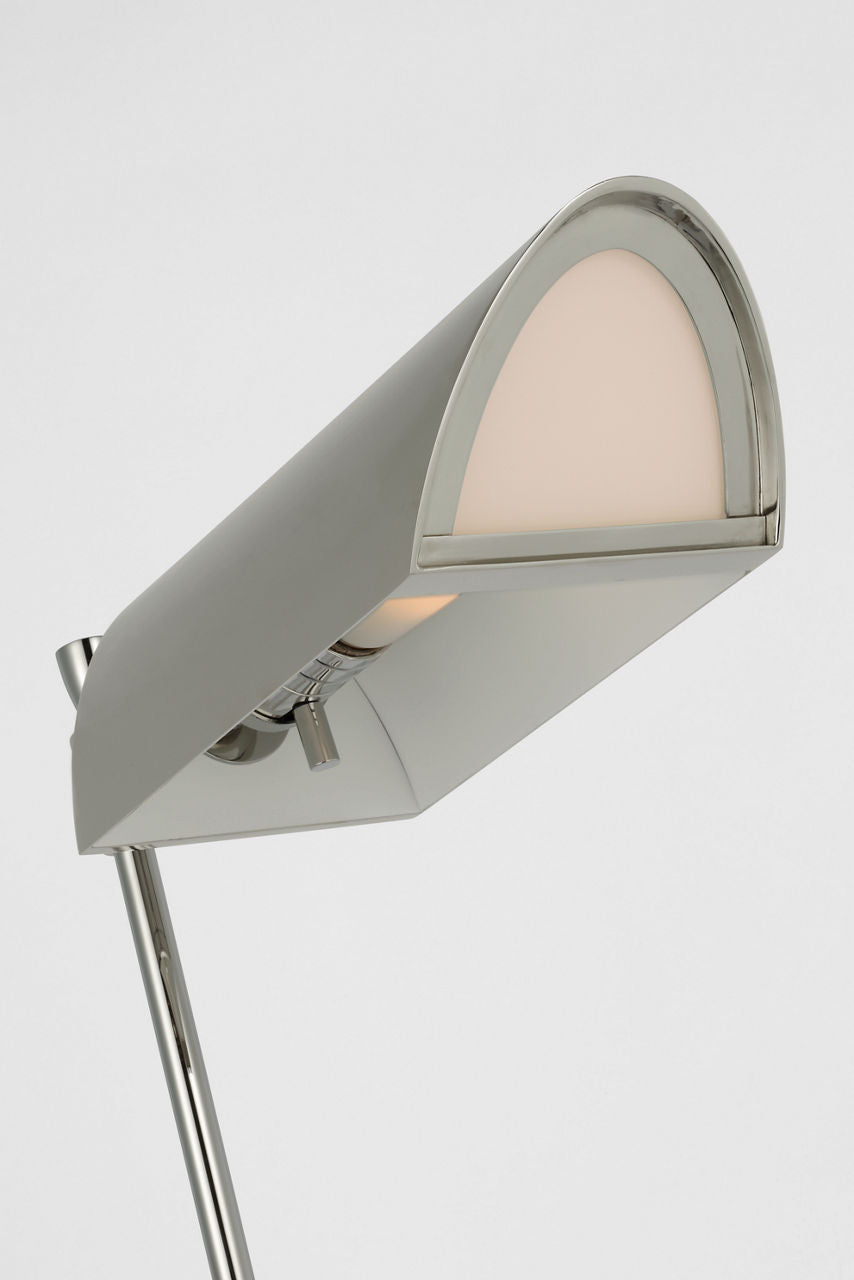 Bravo 48" Adjustable Pharmacy Floor Lamp | Polished Nickel