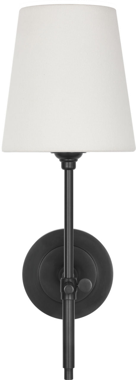 Bryant 15" Cordless Sconce | Bronze | Linen Shade