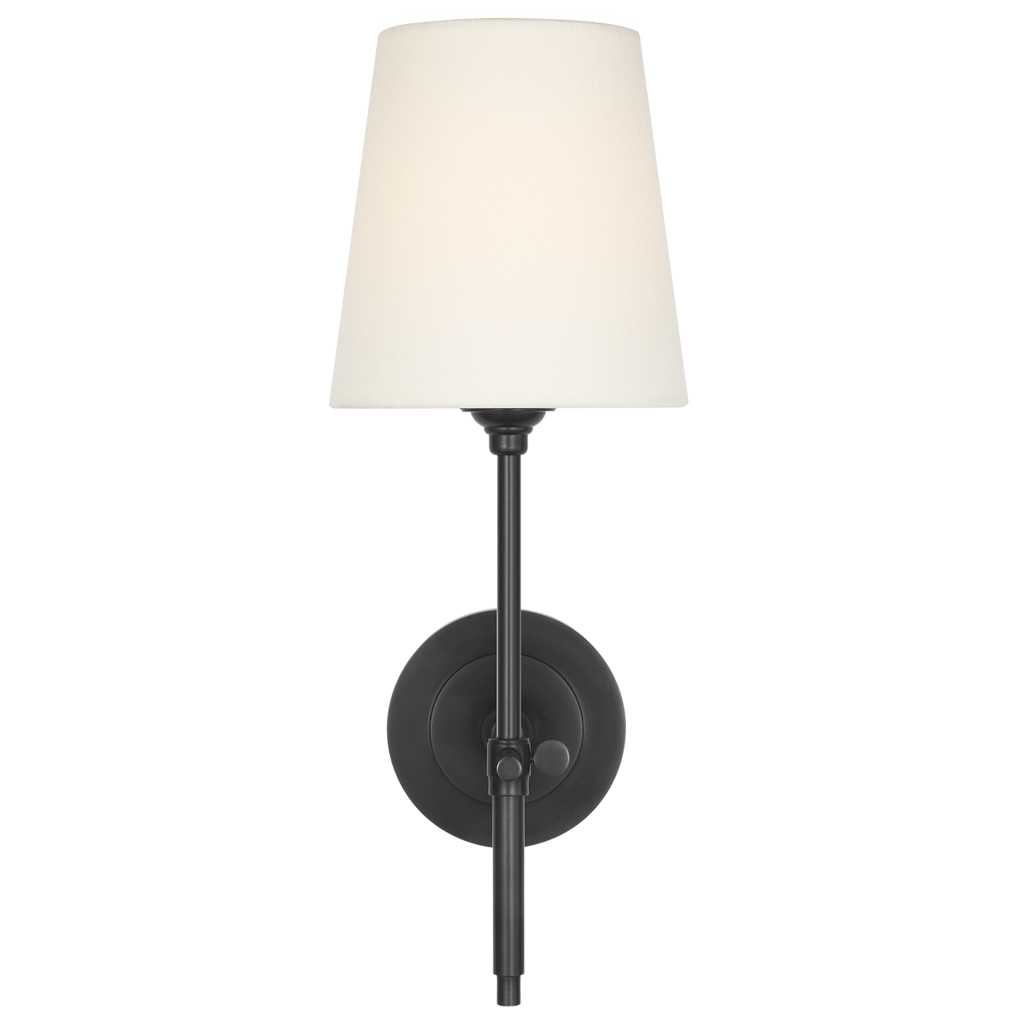 Bryant 15" Cordless Sconce | Bronze | Linen Shade