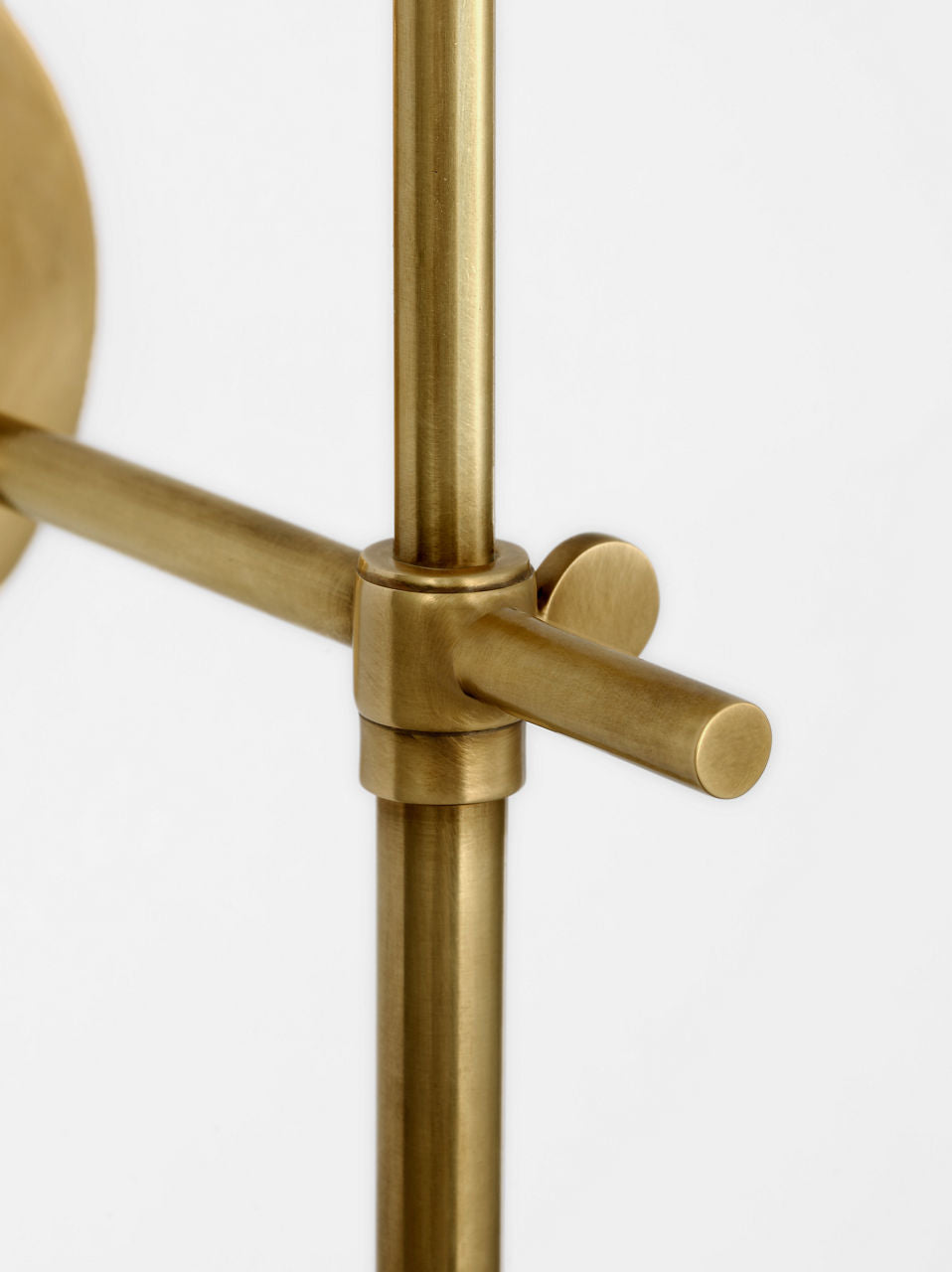 Bryant 15" Cordless Sconce | Hand-Rubbed Antique Brass | Linen Shade
