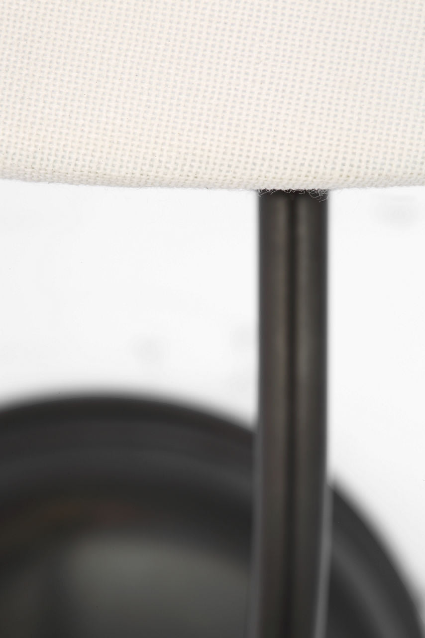 Vendome 16" Cordless Single Sconce | Bronze | Linen Shade