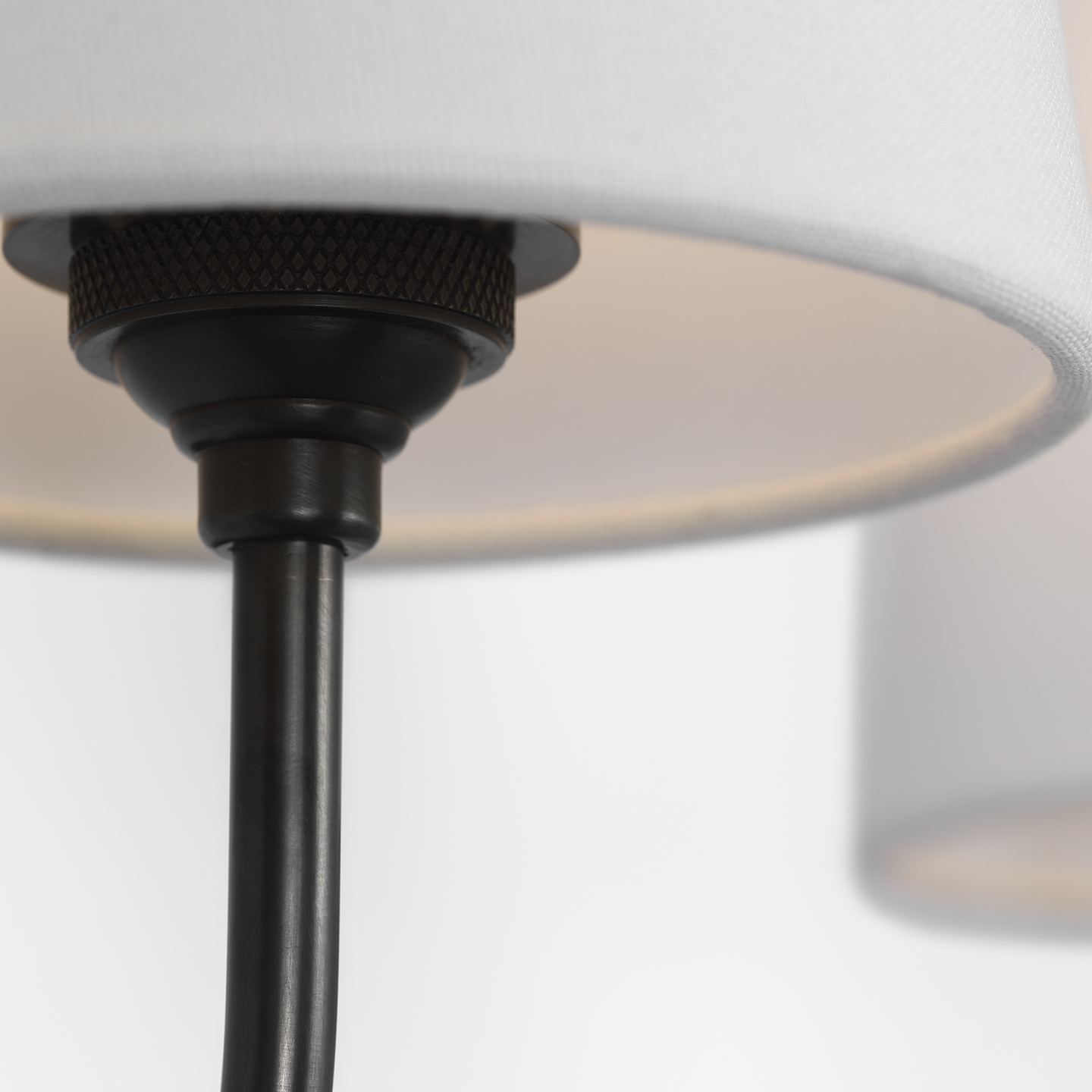 Vendome 16" Cordless Double Sconce | Bronze | Linen Shades