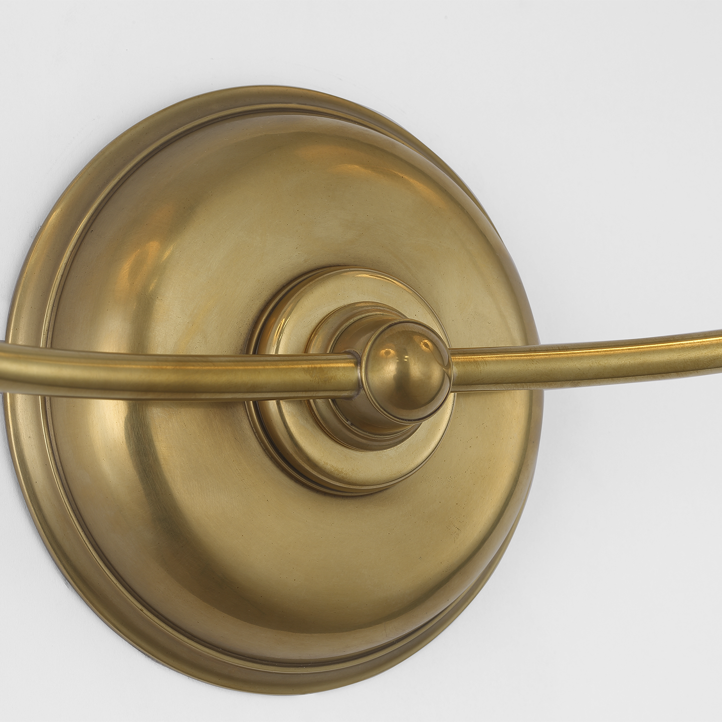 Vendome 16" Cordless Double Sconce | Hand-Rubbed Antique Brass | Linen Shades