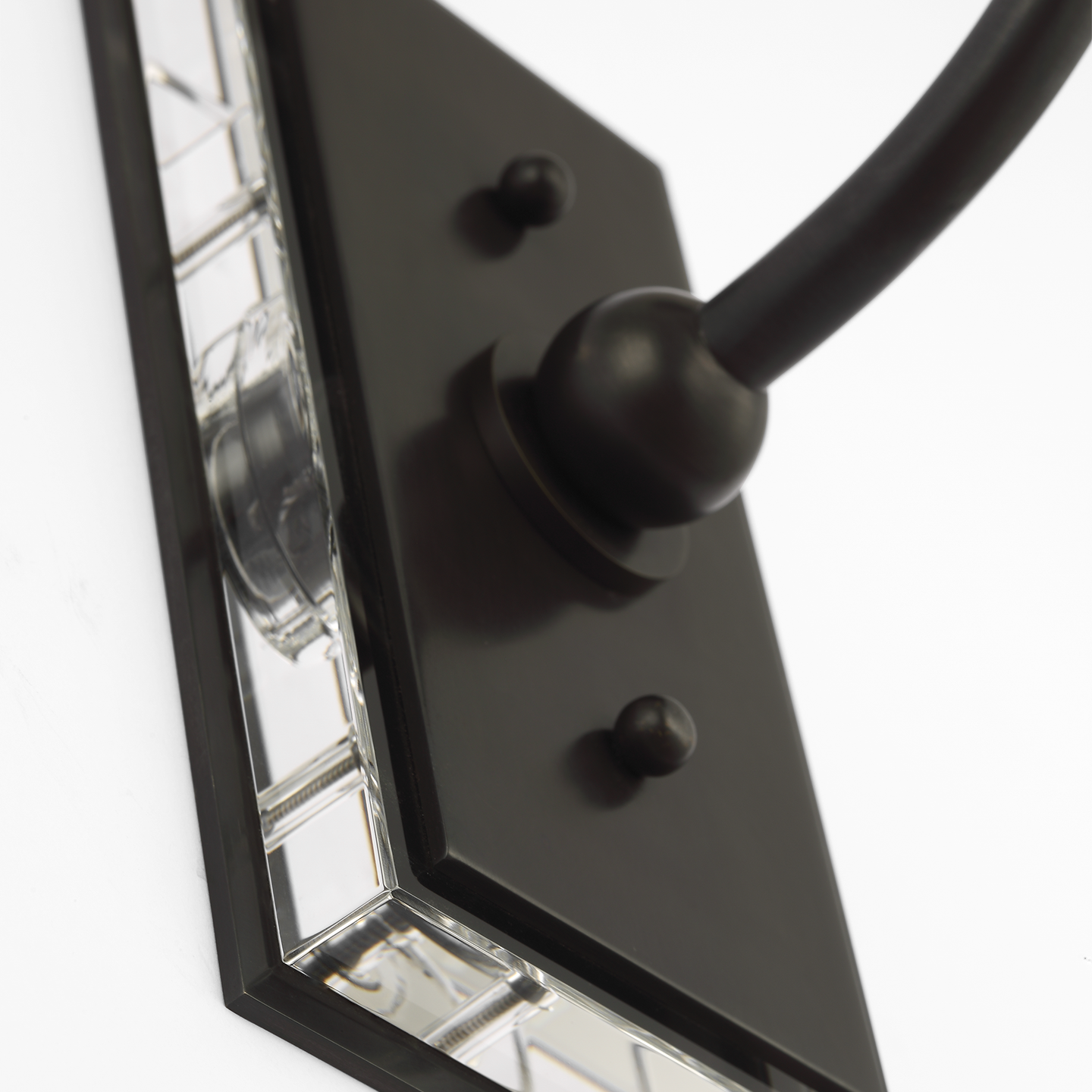 Hulton 17" Cordless Single Sconce | Bronze | Linen Shade