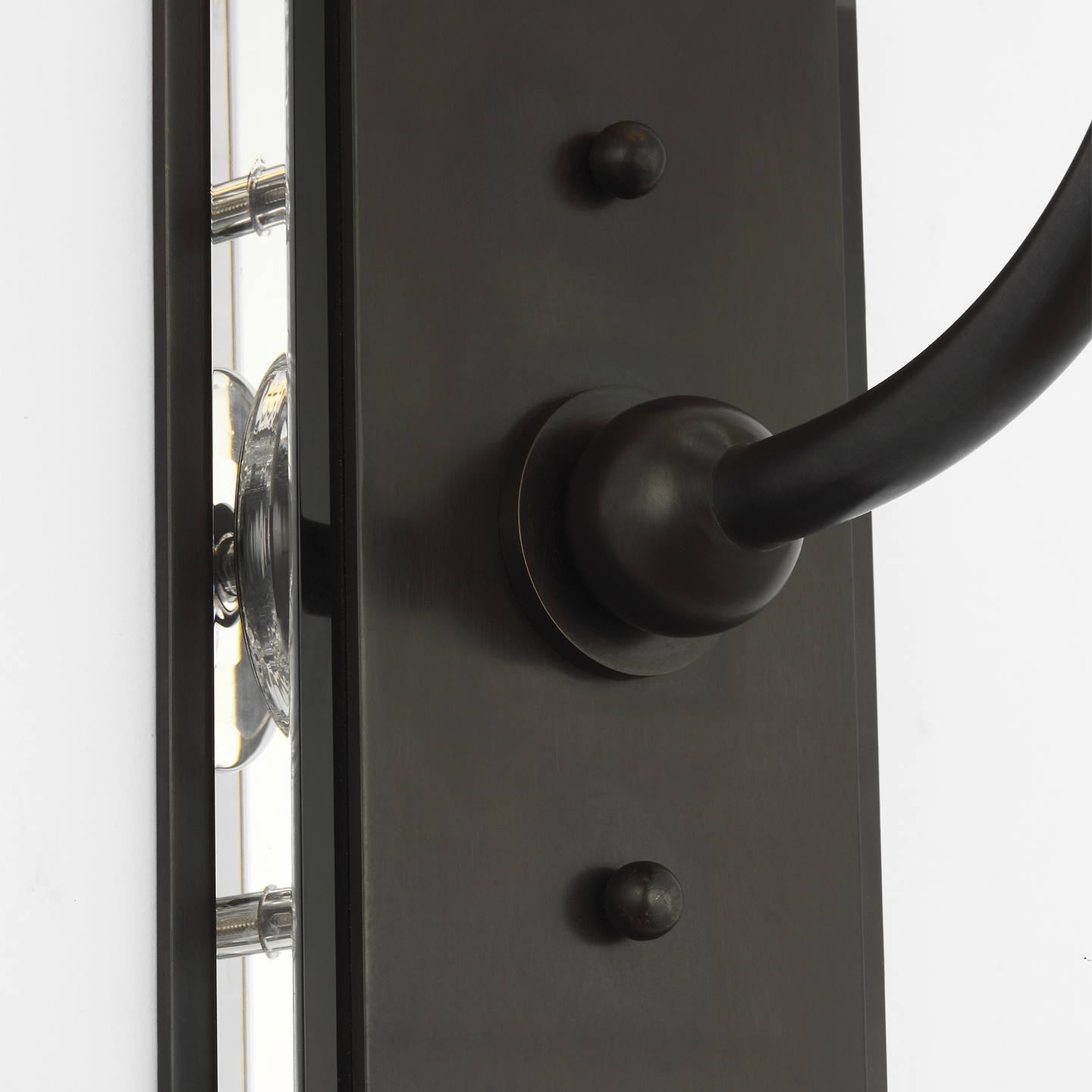 Hulton 17" Cordless Single Sconce | Bronze | Linen Shade