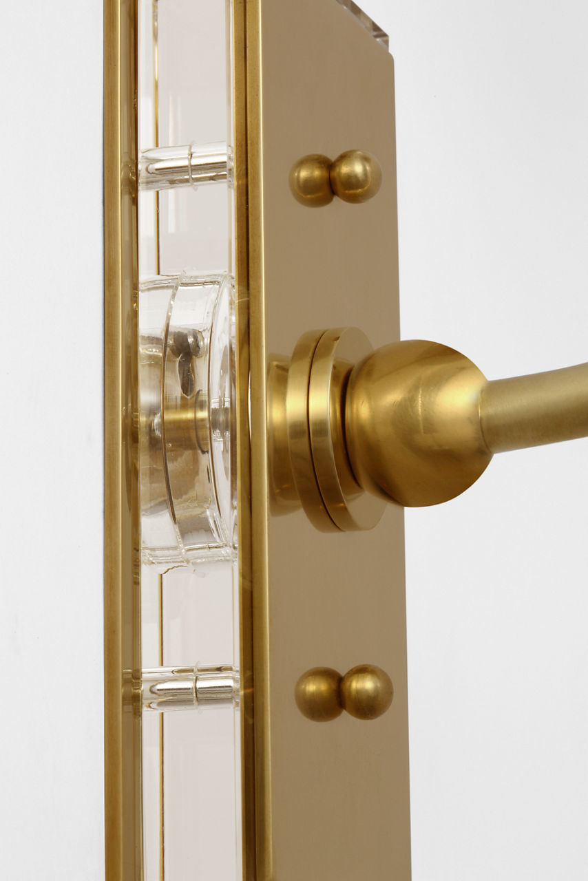 Hulton 17" Cordless Single Sconce | Hand-Rubbed Antique Brass | White Glass Shade