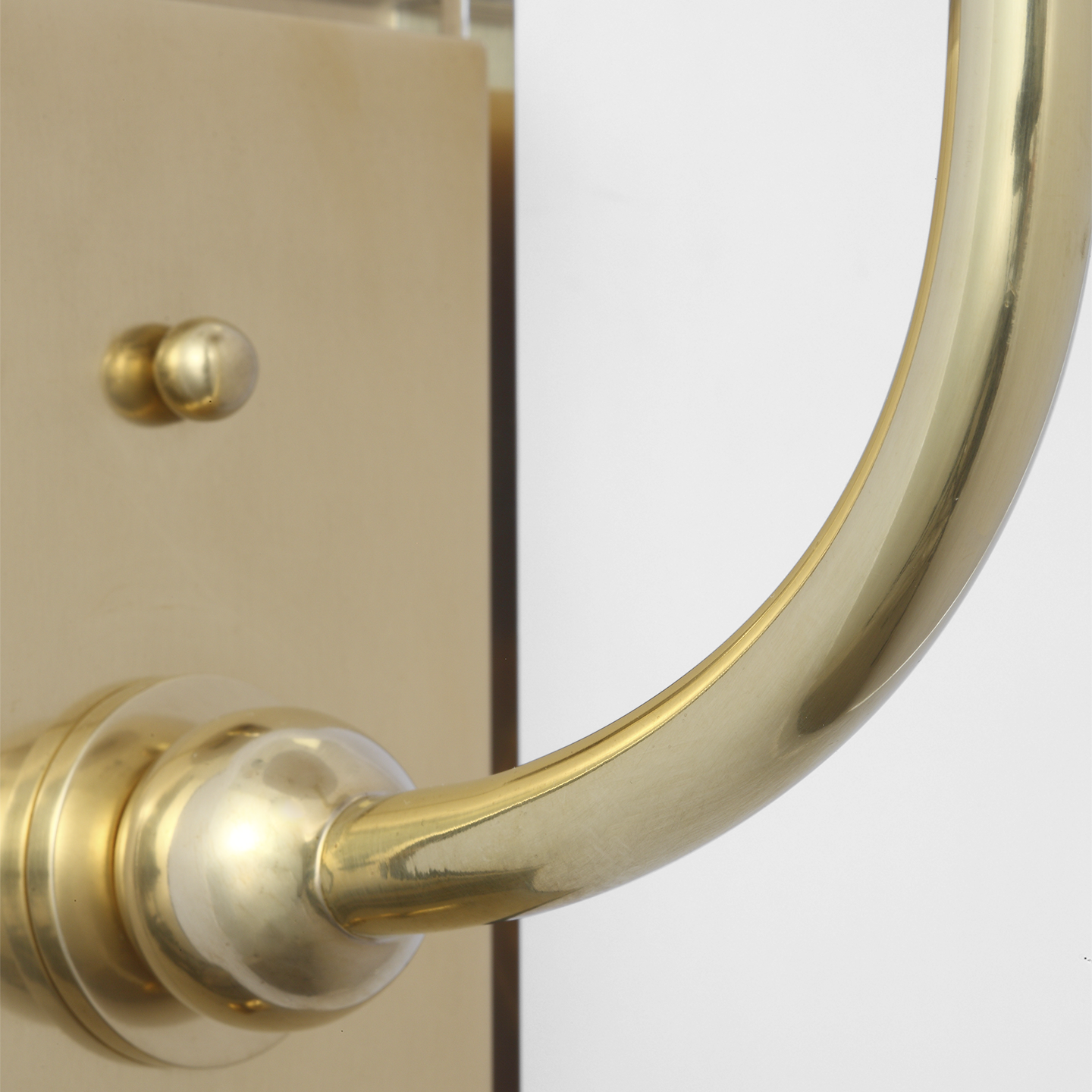 Hulton 17" Cordless Single Sconce | Hand-Rubbed Antique Brass | White Glass Shade
