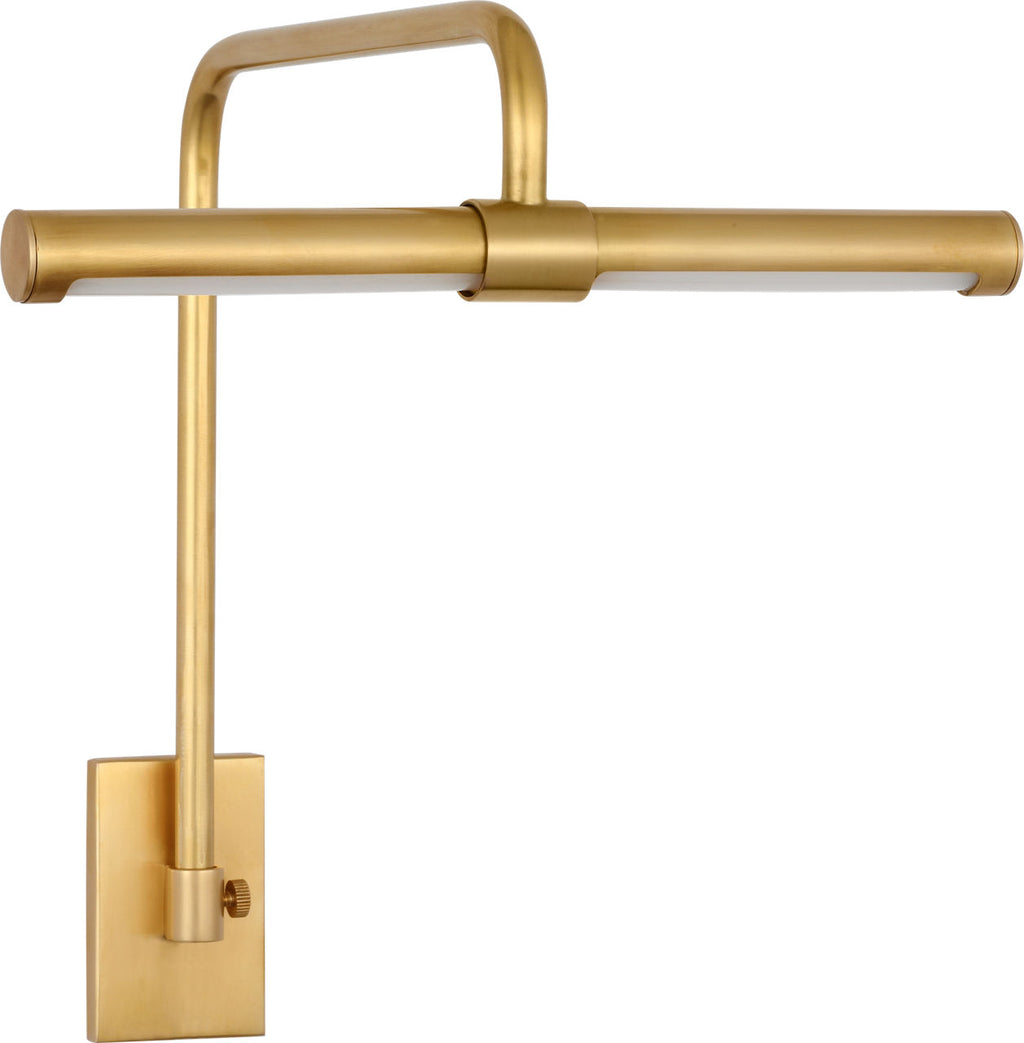 Kidd 9" Frame Mount Picture Light | Hand-Rubbed Antique Brass