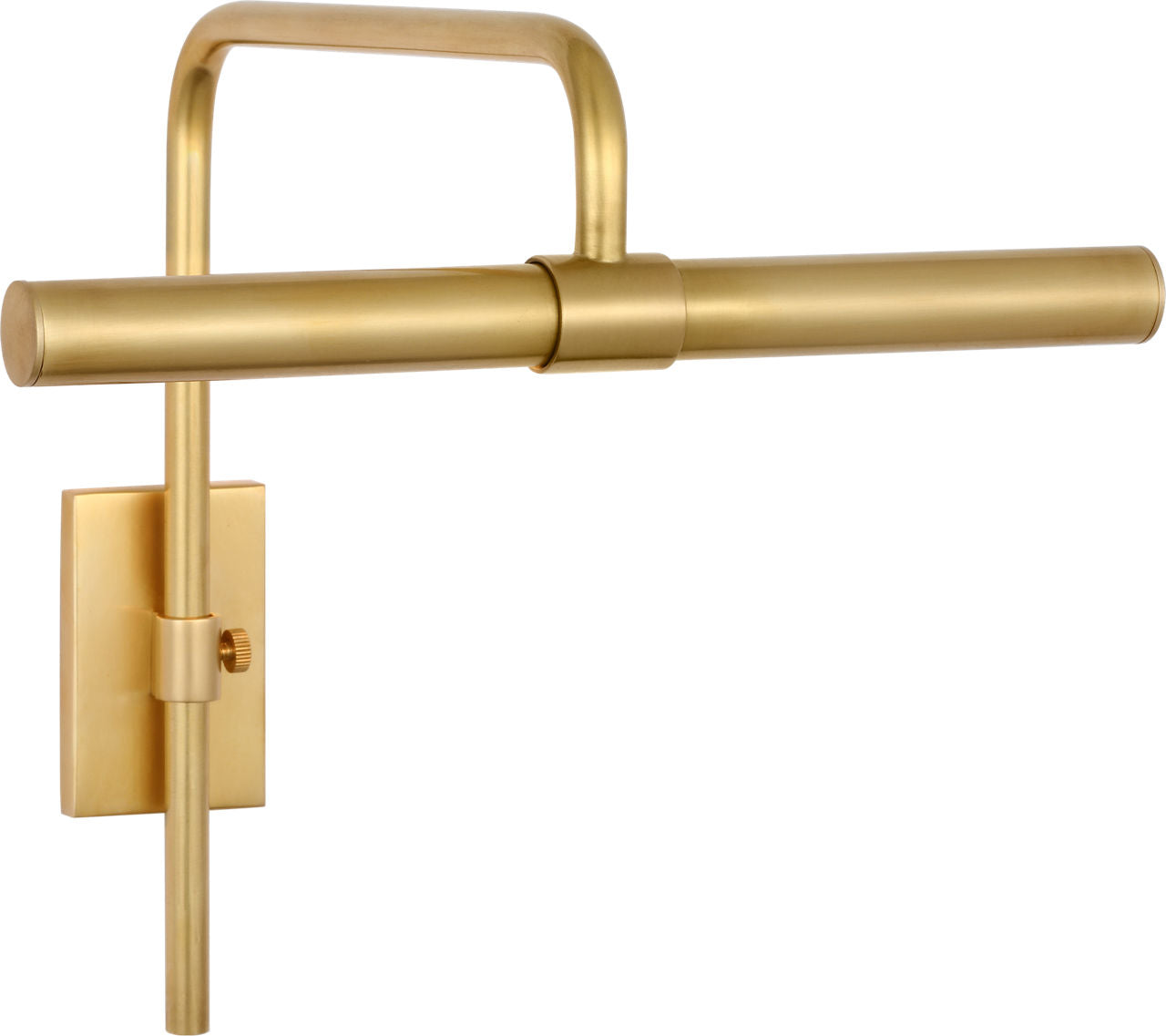 Kidd 9" Frame Mount Picture Light | Hand-Rubbed Antique Brass