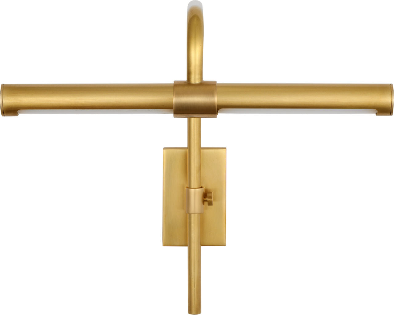 Kidd 9" Frame Mount Picture Light | Hand-Rubbed Antique Brass