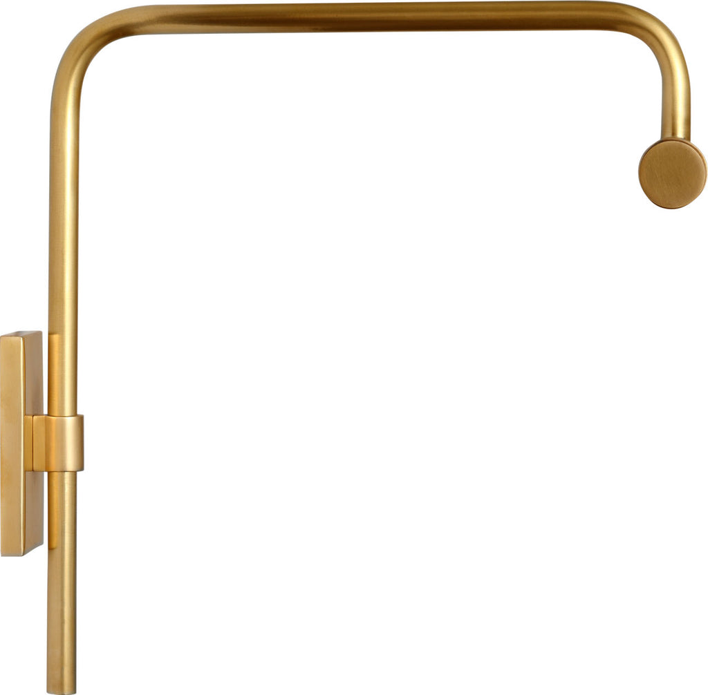Kidd 9" Frame Mount Picture Light | Hand-Rubbed Antique Brass