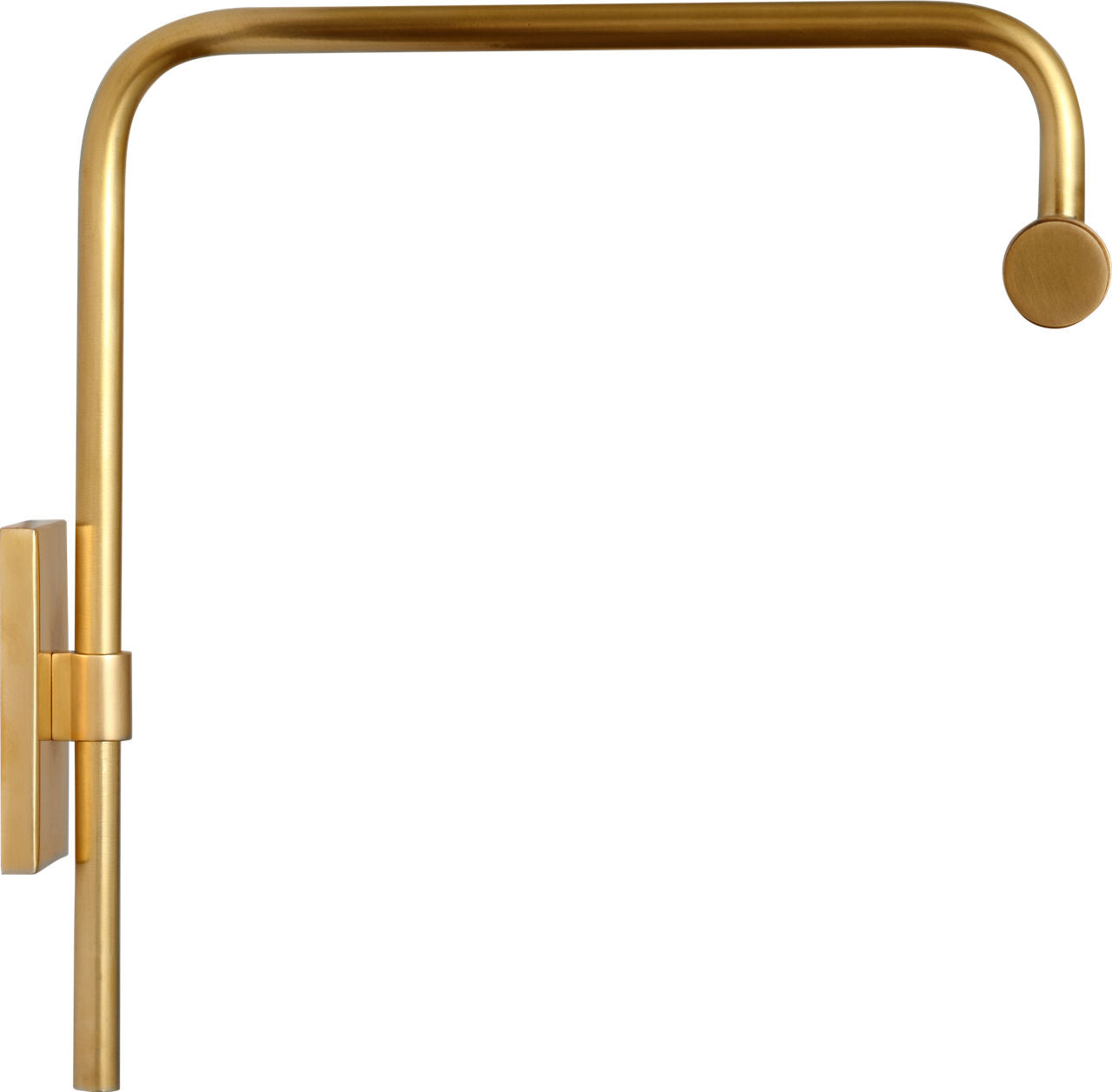Kidd 9" Frame Mount Picture Light | Hand-Rubbed Antique Brass