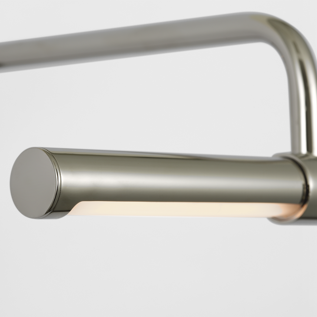 Kidd 9" Frame Mount Picture Light | Polished Nickel