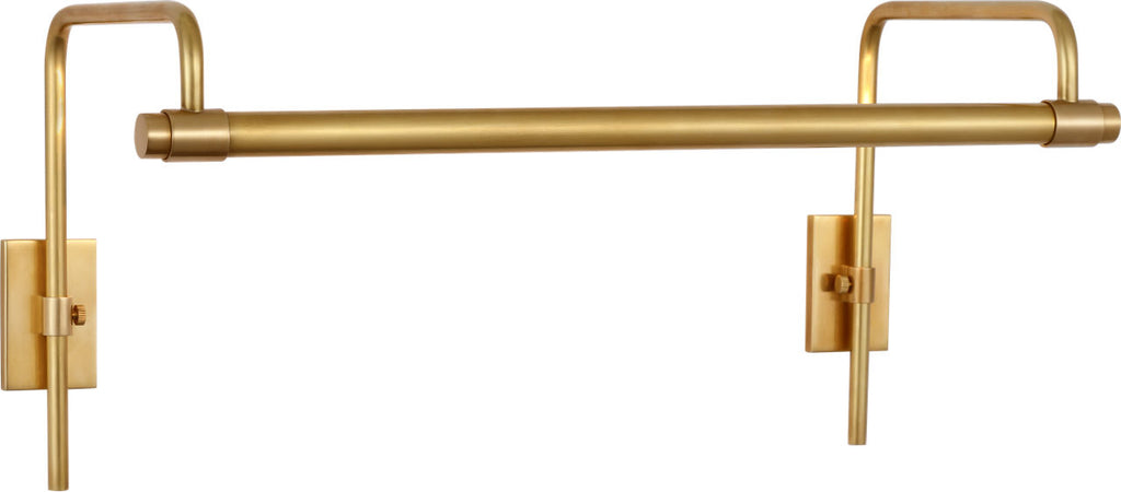 Kidd 18" Frame Mount Picture Light | Hand-Rubbed Antique Brass