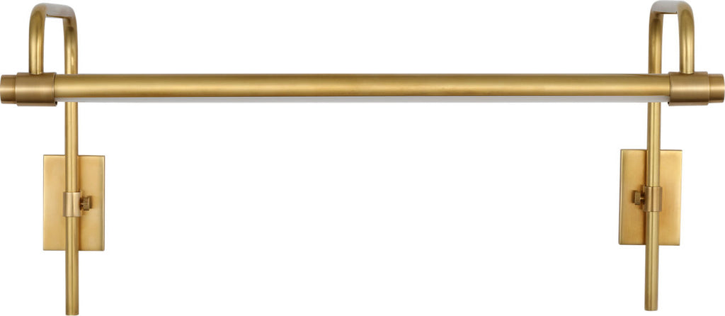 Kidd 18" Frame Mount Picture Light | Hand-Rubbed Antique Brass