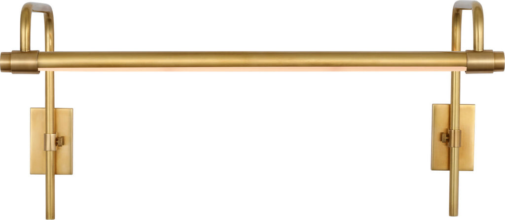 Kidd 18" Frame Mount Picture Light | Hand-Rubbed Antique Brass