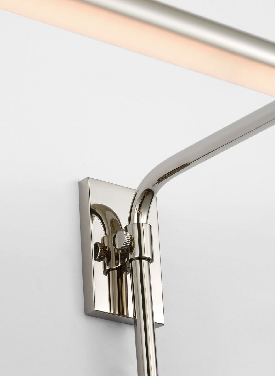 Kidd 18" Frame Mount Picture Light | Polished Nickel