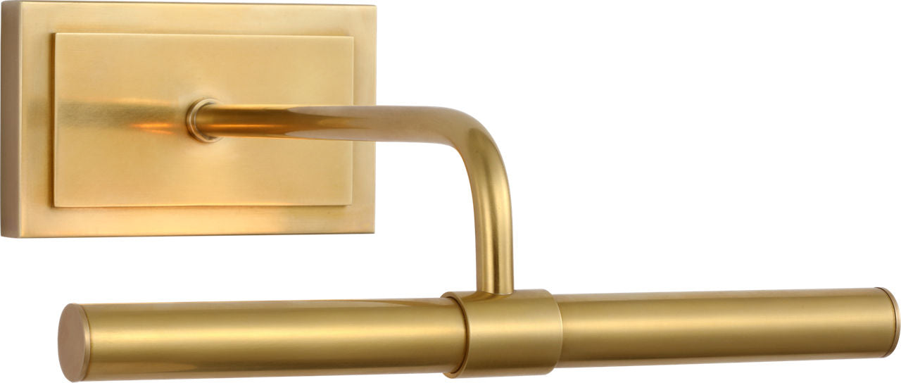 Kidd 9" Hardwired Picture Light | Hand-Rubbed Antique Brass