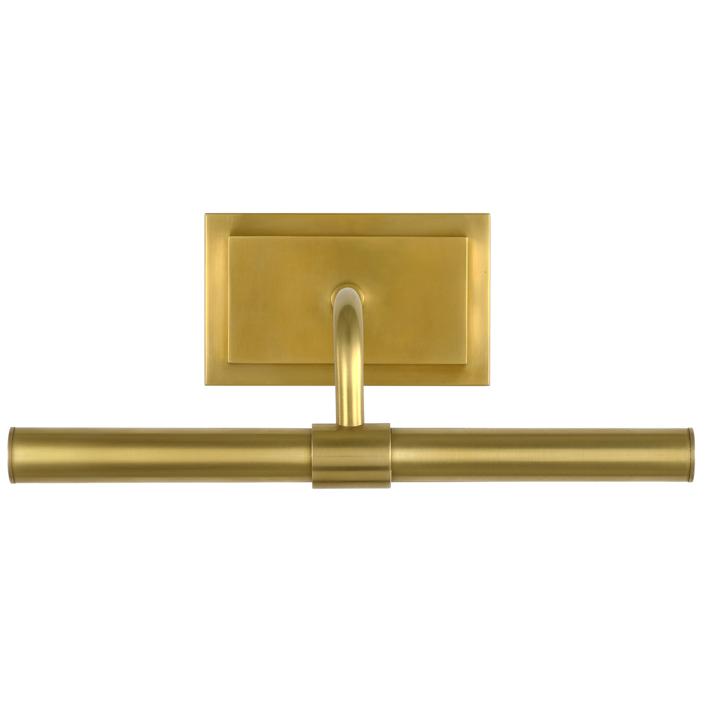 Kidd 9" Hardwired Picture Light | Hand-Rubbed Antique Brass