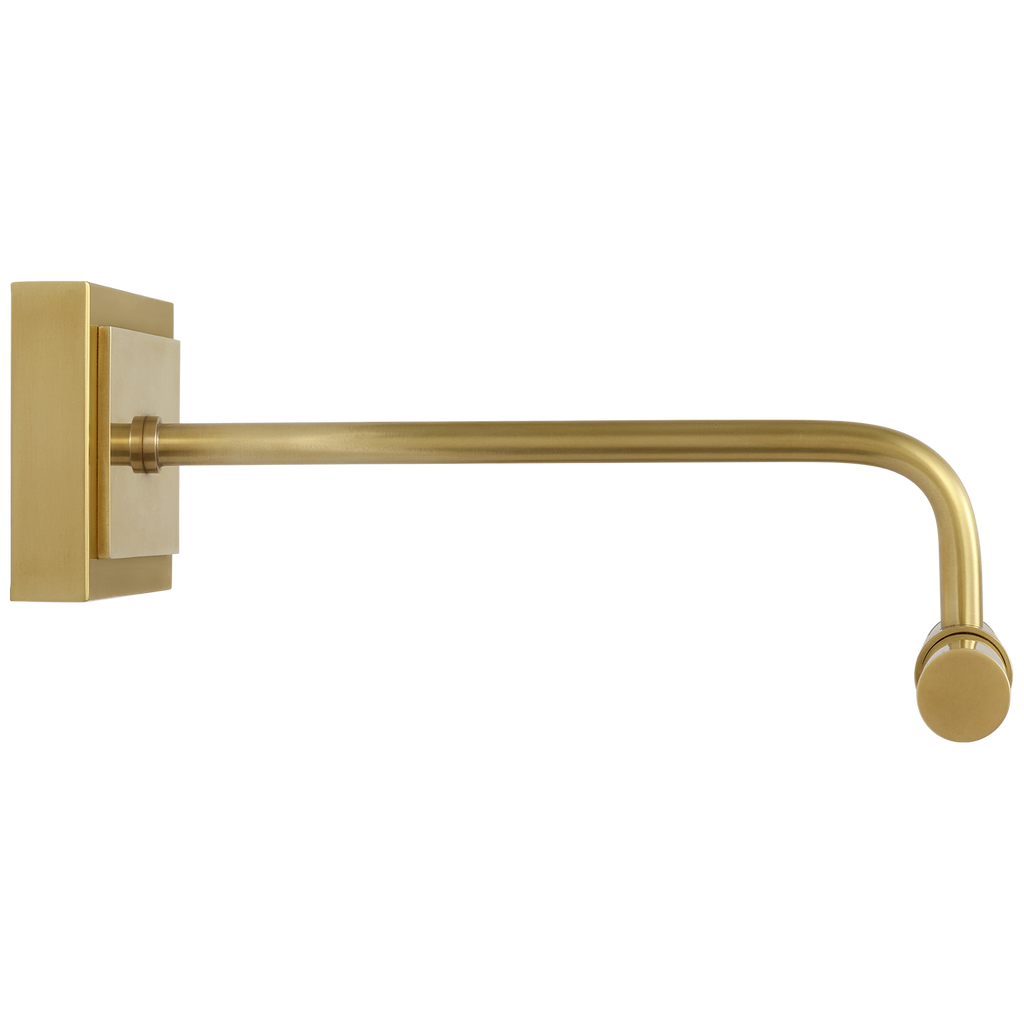 Kidd 9" Hardwired Picture Light | Hand-Rubbed Antique Brass