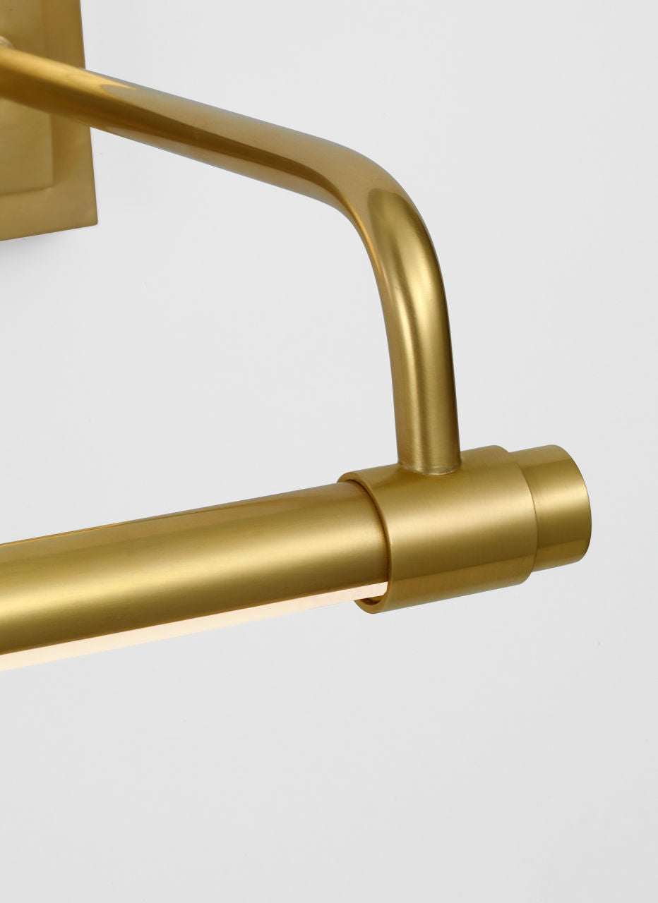 Kidd 18" Hardwired Picture Light | Hand-Rubbed Antique Brass