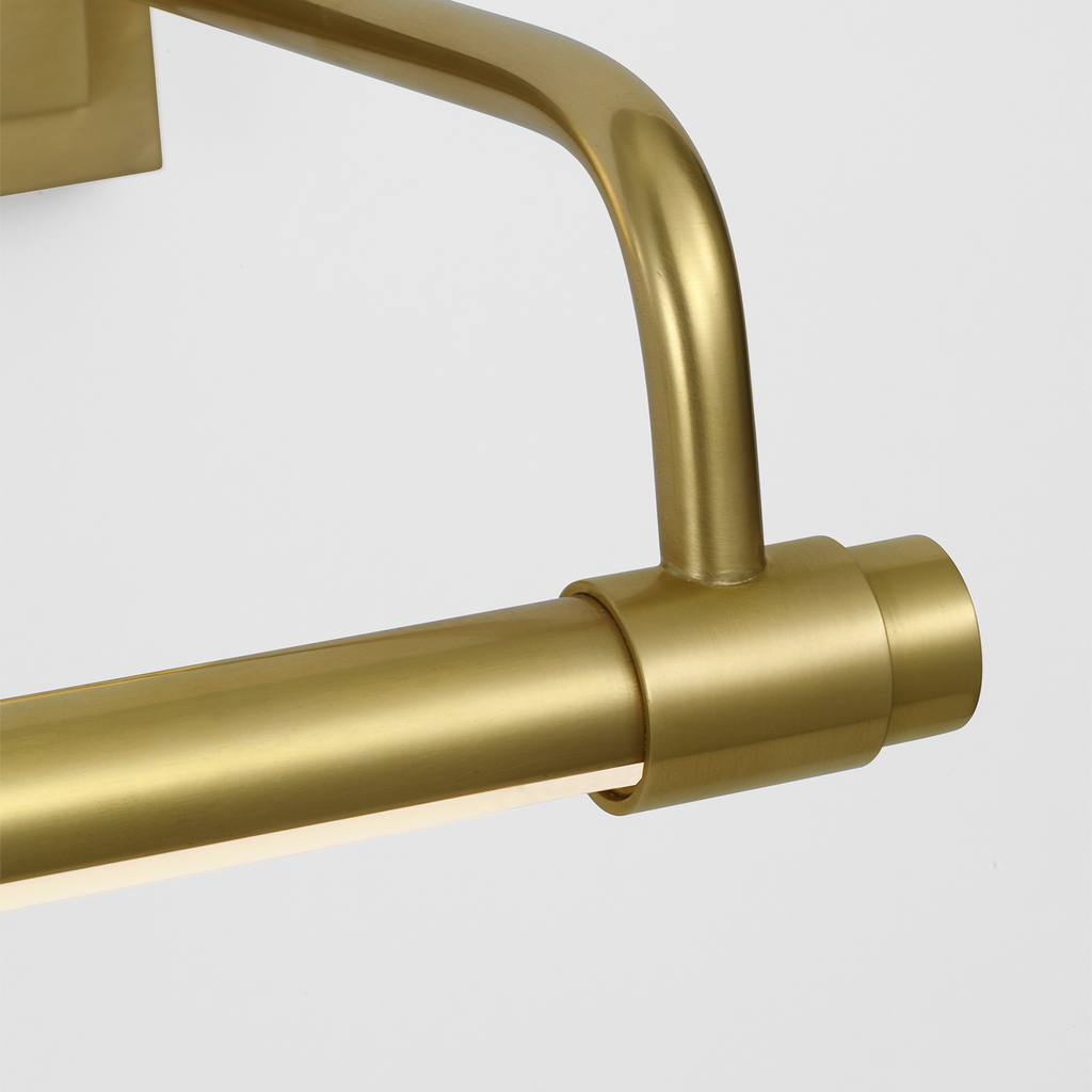 Kidd 18" Hardwired Picture Light | Hand-Rubbed Antique Brass