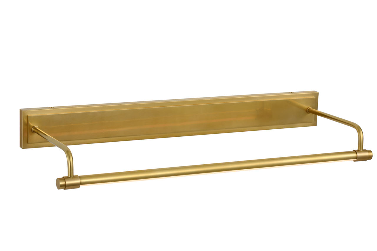 Kidd 24" Hardwired Picture Light | Hand-Rubbed Antique Brass