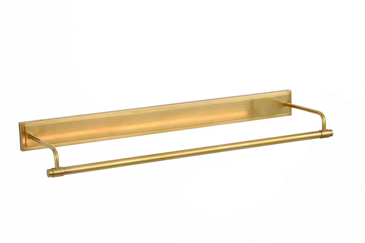 Kidd 30" Hardwired Picture Light | Hand-Rubbed Antique Brass