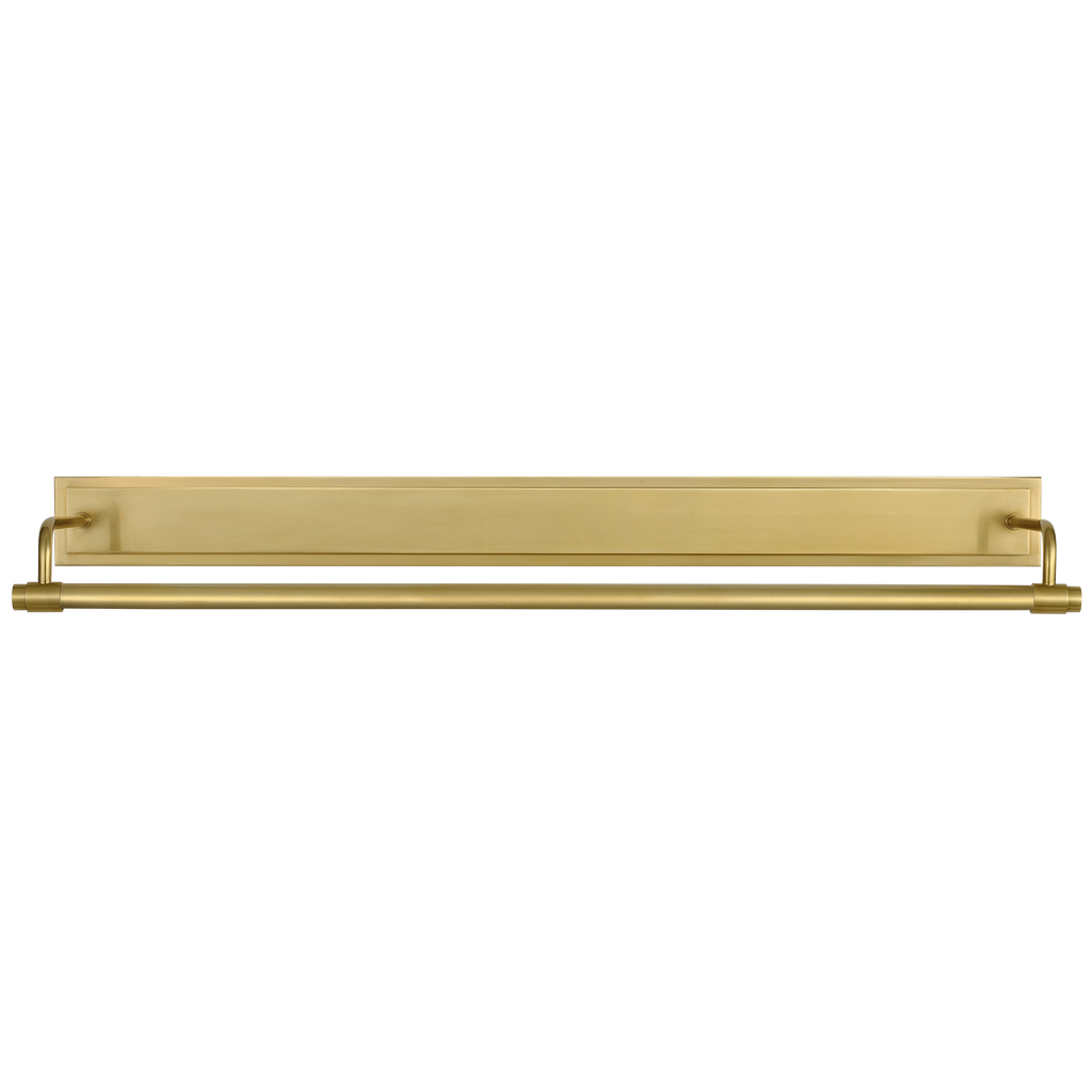 Kidd 30" Hardwired Picture Light | Hand-Rubbed Antique Brass