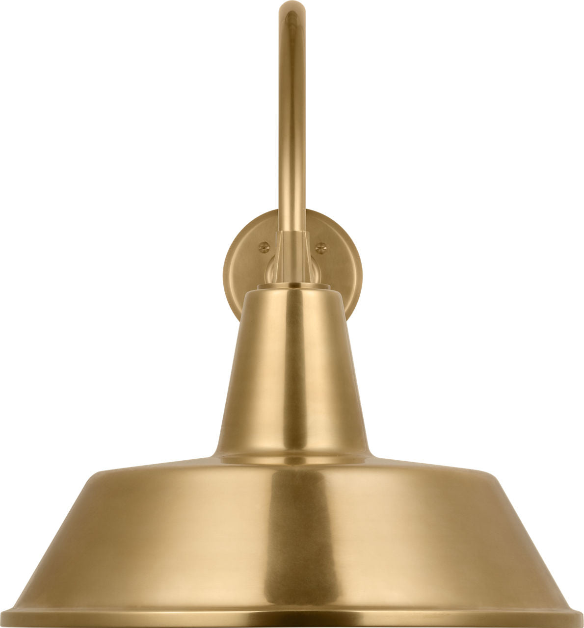 Academy 23" Flynn Barn Light | Hand-Rubbed Antique Brass | 16 | 16" Hand-Rubbed Antique Brass Bowers Shade