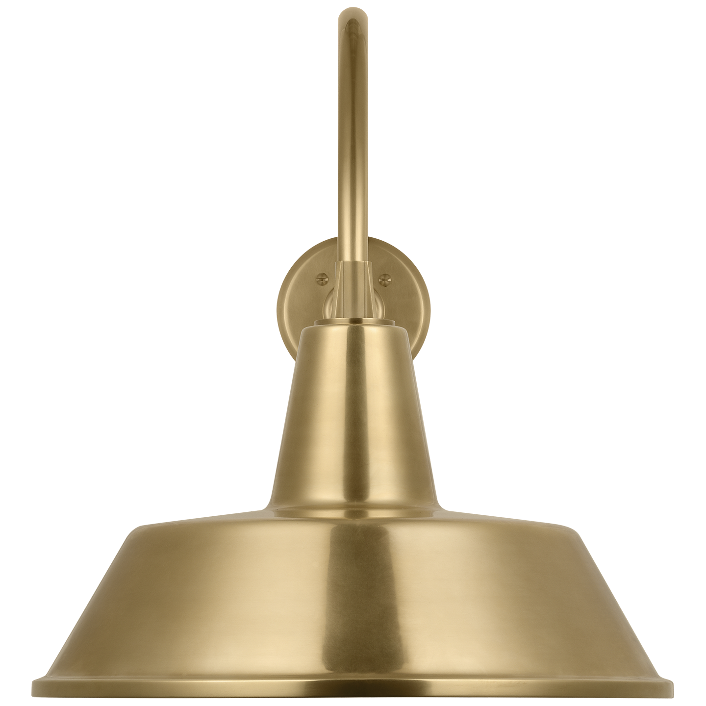 Academy 23" Flynn Barn Light | Hand-Rubbed Antique Brass | 16 | 16" Hand-Rubbed Antique Brass Bowers Shade