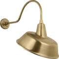 Academy 23" Flynn Barn Light | Hand-Rubbed Antique Brass | 16 | 16" Hand-Rubbed Antique Brass Tilted Bowers Shade