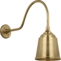 Academy 23" Flynn Barn Light | Hand-Rubbed Antique Brass | 8 | 8" Hand-Rubbed Antique Brass Rockhouse Shade