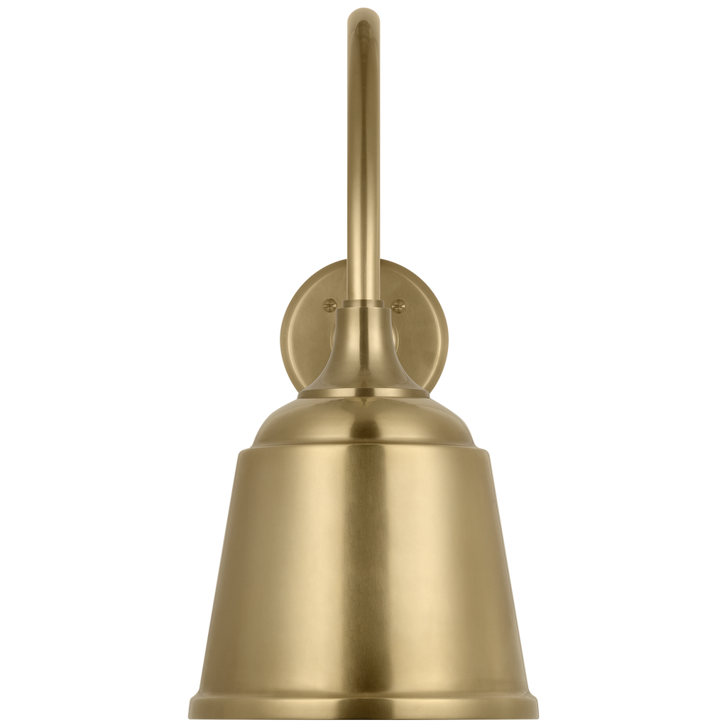Academy 23" Flynn Barn Light | Hand-Rubbed Antique Brass | 8 | 8" Hand-Rubbed Antique Brass Rockhouse Shade