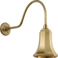 Academy 23" Flynn Barn Light | Hand-Rubbed Antique Brass | 7.5 | 7.5" Hand-Rubbed Antique Brass Savannah Shade