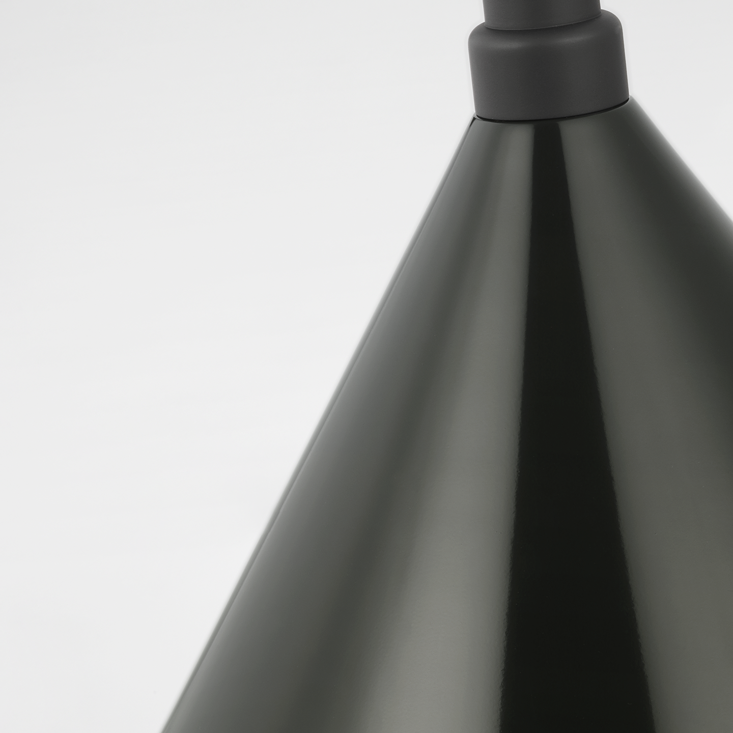 Academy 23" Flynn Barn Light | Matte Black | 12.5 | 12.5" Green Conical Savannah Shade