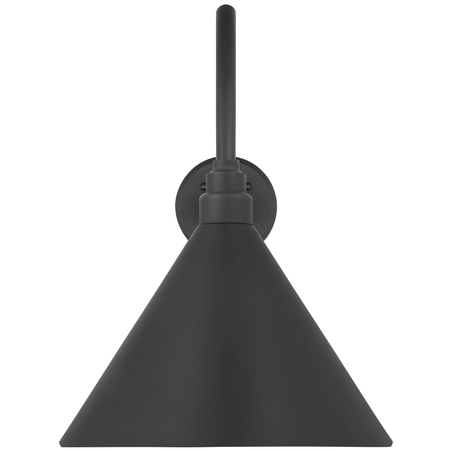 Academy 23" Flynn Barn Light | Matte Black | 12.5 | 12.5" Matte Black Conical Savannah Shade