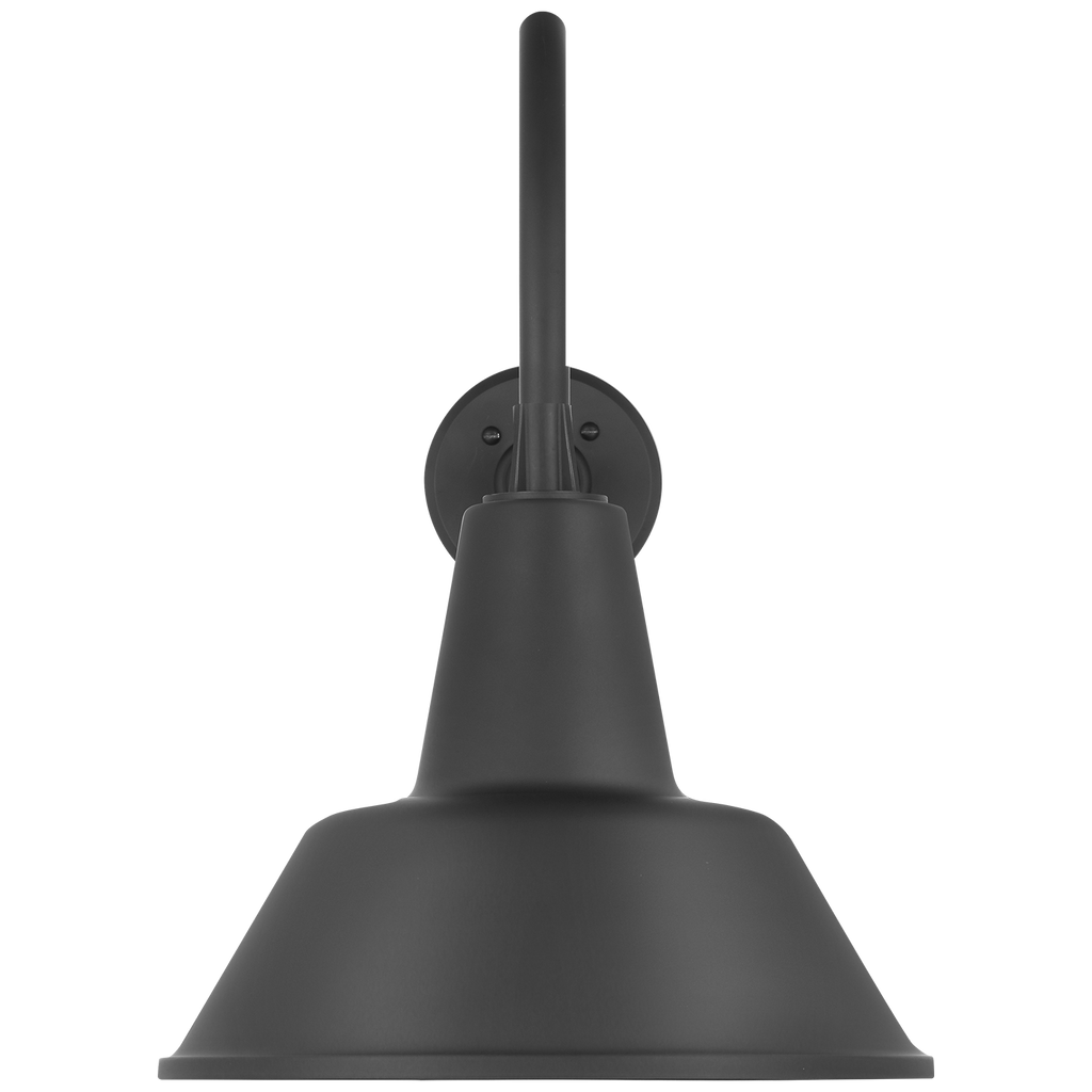 Academy 23" Flynn Barn Light | Matte Black | 12.5 | 12.5" Matte Black Bowers Shade
