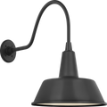 Academy 23" Flynn Barn Light | Matte Black | 16 | 16" Matte Black Bowers Shade