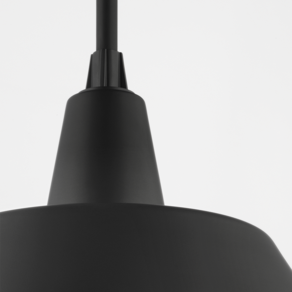 Academy 23" Flynn Barn Light | Matte Black | 16 | 16" Matte Black Bowers Shade