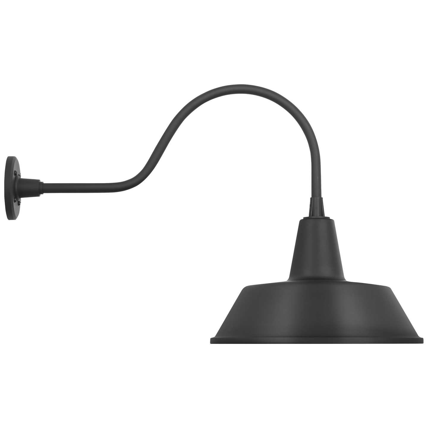 Academy 23" Flynn Barn Light | Matte Black | 16 | 16" Matte Black Bowers Shade