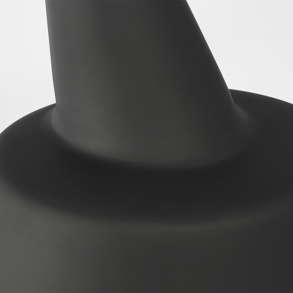 Academy 23" Flynn Barn Light | Matte Black | 12.5 | 12.5" Matte Black Tilted Bowers Shade