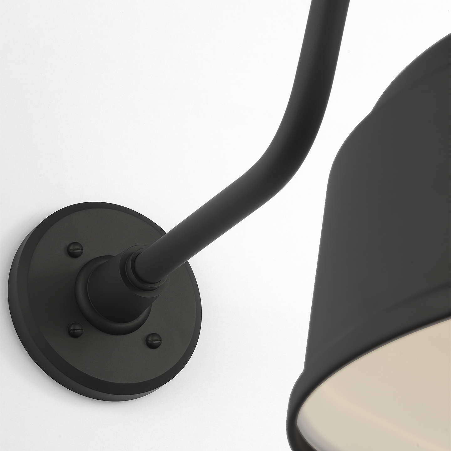 Academy 23" Flynn Barn Light | Matte Black | 12.5 | 12.5" Matte Black Rockhouse Shade